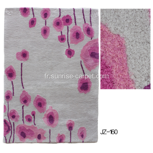 Fait de polyester Machine design tapis Shaggy